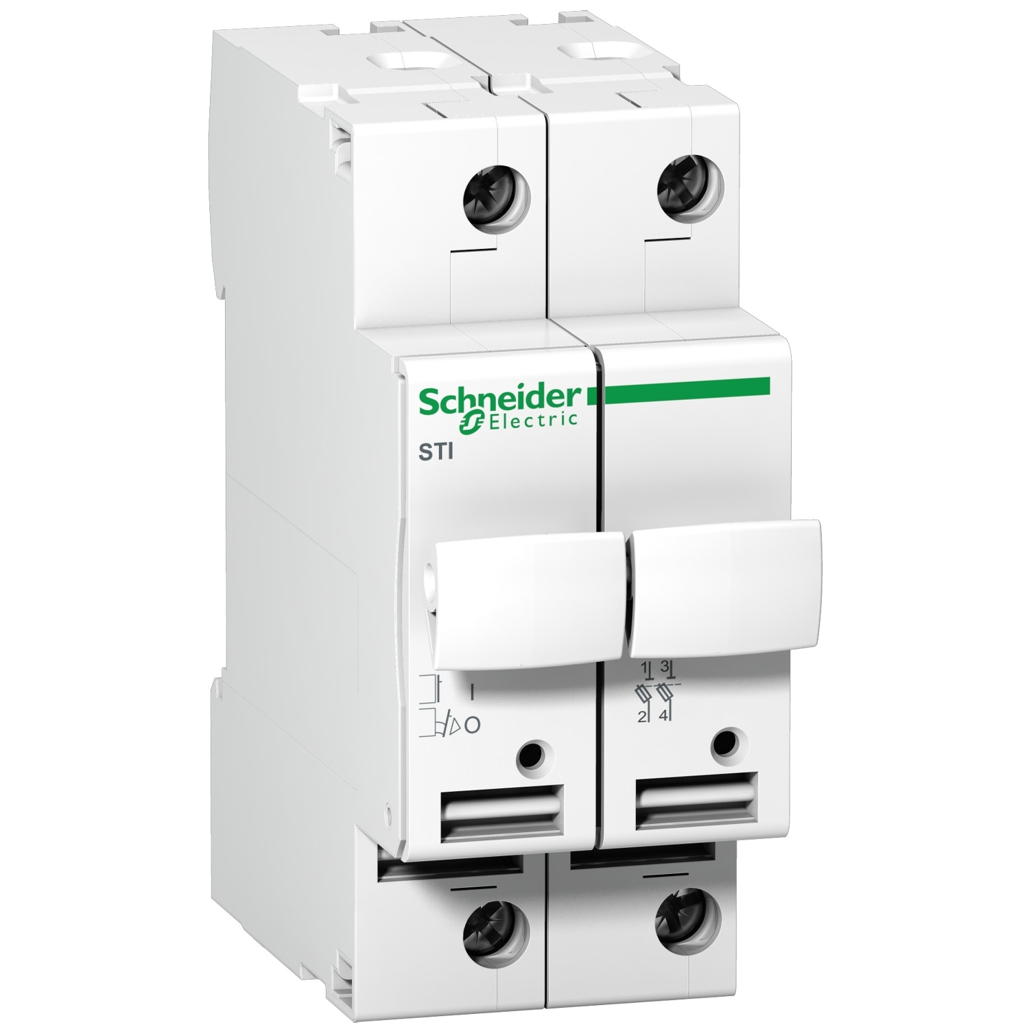 Schneider Electric Schneider Electric A9N15651 – Acti9 - fuse-disconnector STI - 2 poles - 25 A - for fuse 10.3 x 38 mm