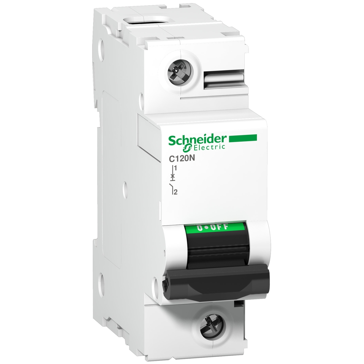 Schneider Electric Schneider Electric A9N18359 – Miniature circuit breaker (MCB), Acti9 C120N, 1P, 125A, C curve, 10000A (IEC/EN 60898-1), 10 kA (IEC/EN 60947-2)