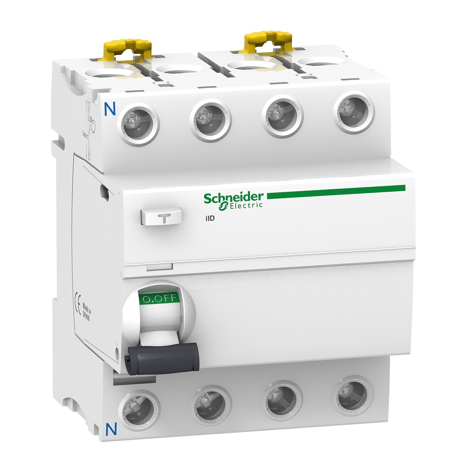 Schneider Electric Schneider Electric A9R37480 – Residual current circuit breaker (RCCB), Acti9 iID, 4P, 80A, A-SI type, 500 mA, selective
