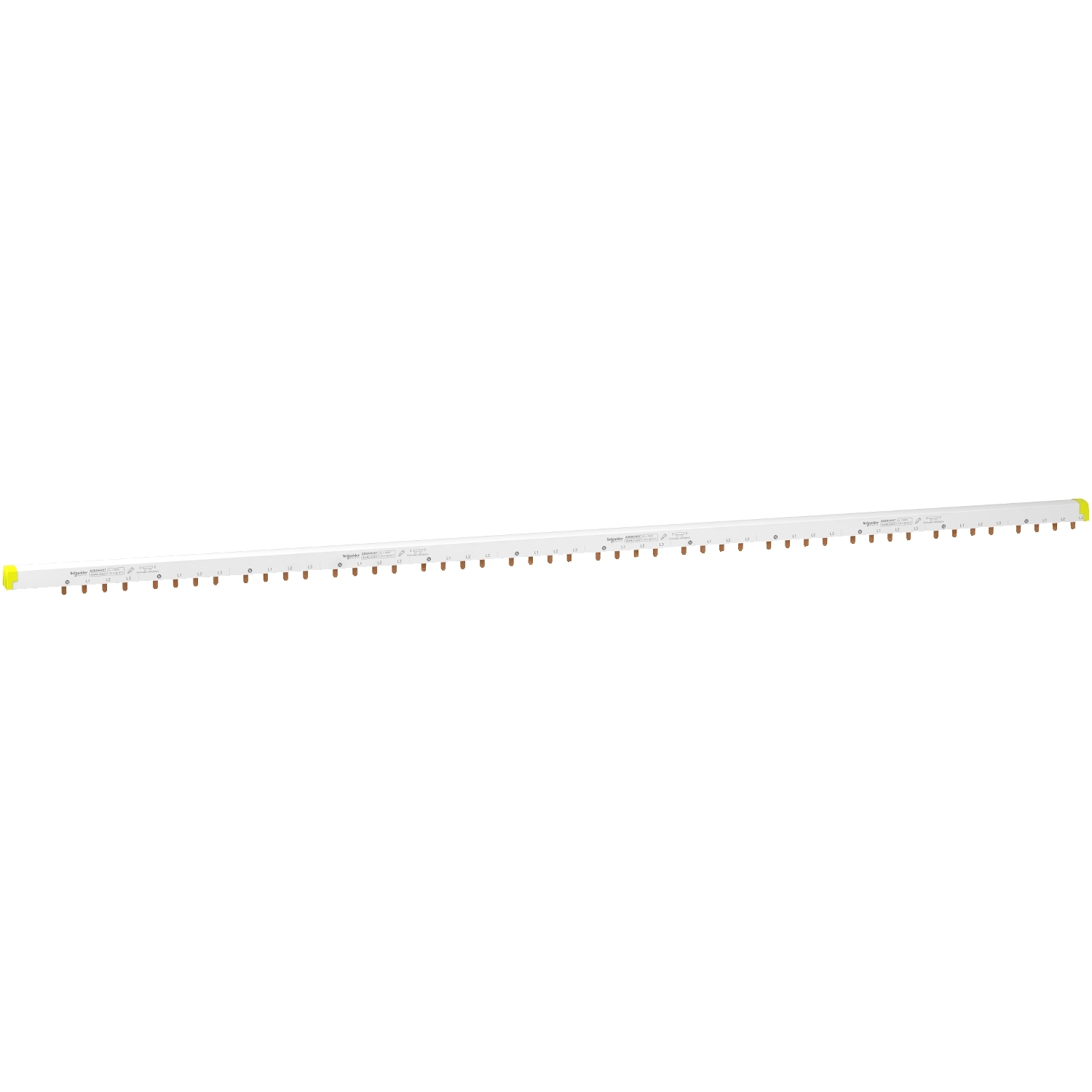 Schneider Electric Schneider Electric A9XAH457 – Acti9 - comb busbar - 3L+N wtih Aux - 18 mm pitch - 57 modules - 100A