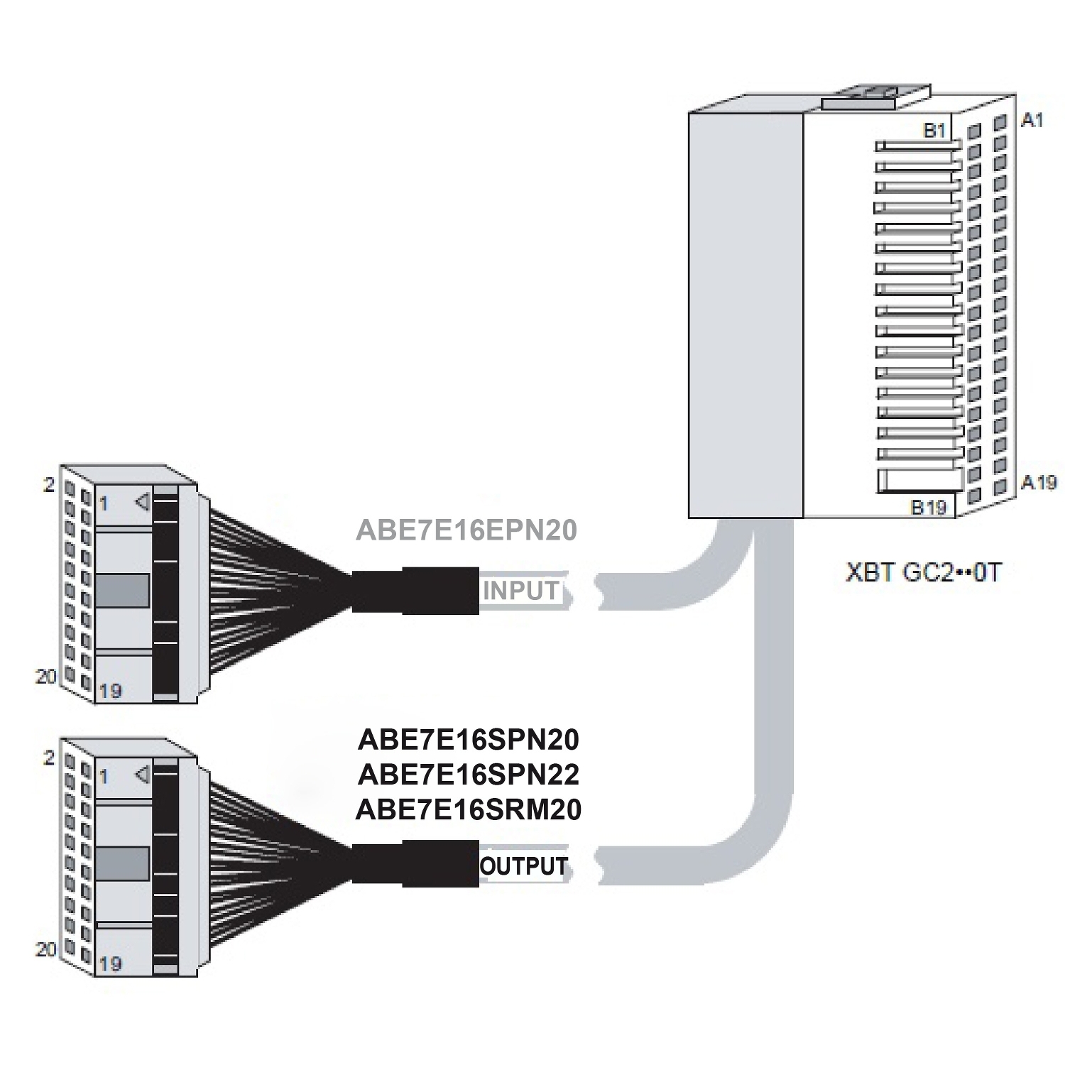 Schneider Electric Schneider Electric ABE7E16SPN20 – Connection sub-base ABE7 - for Twido extension - 16 outputs