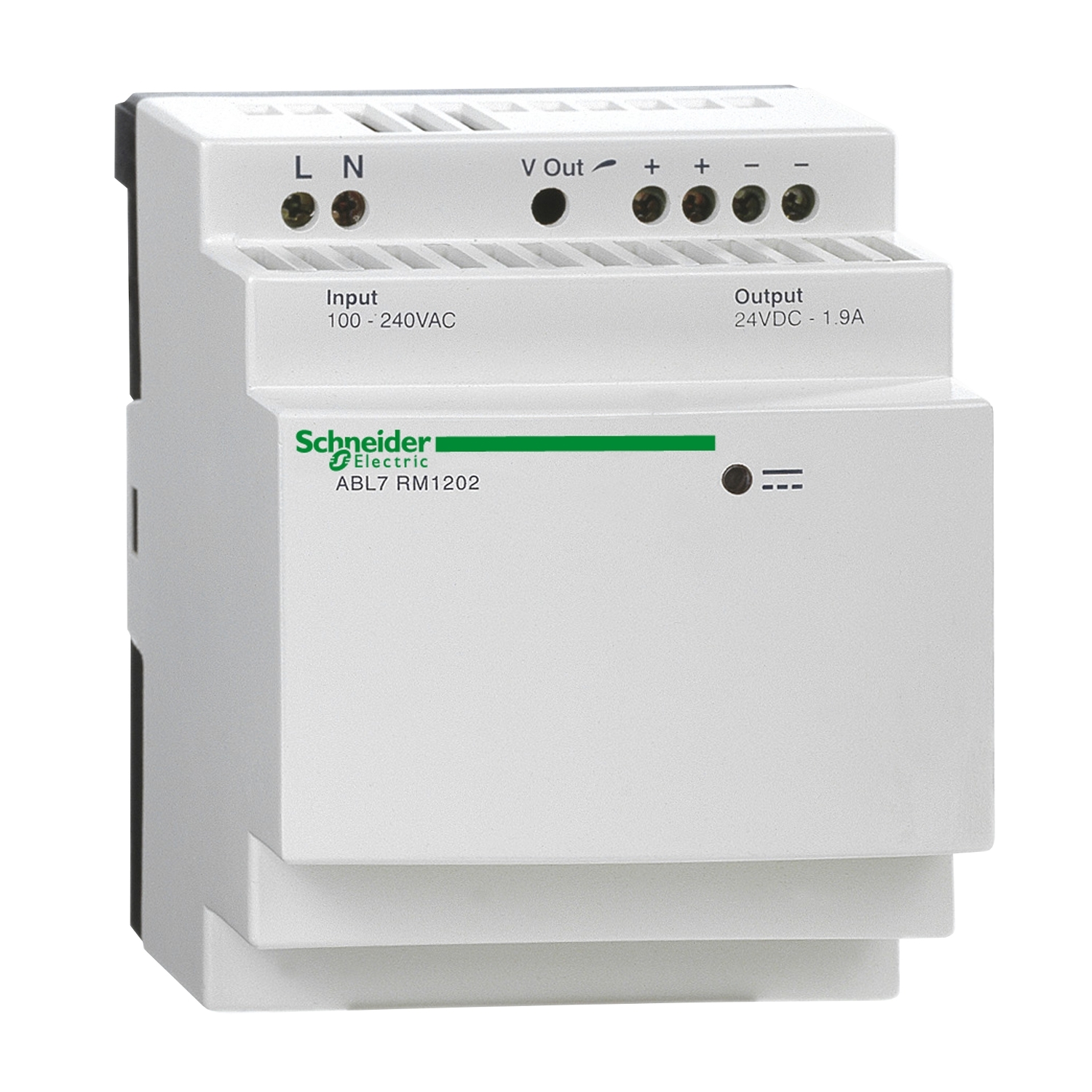 Schneider Electric Schneider Electric ABL7RM24025 – Regulated switch power supply, modicon power supply, with auto reset, 1 or 2 phase, 100...240 V AC, 24 V, 2.5A