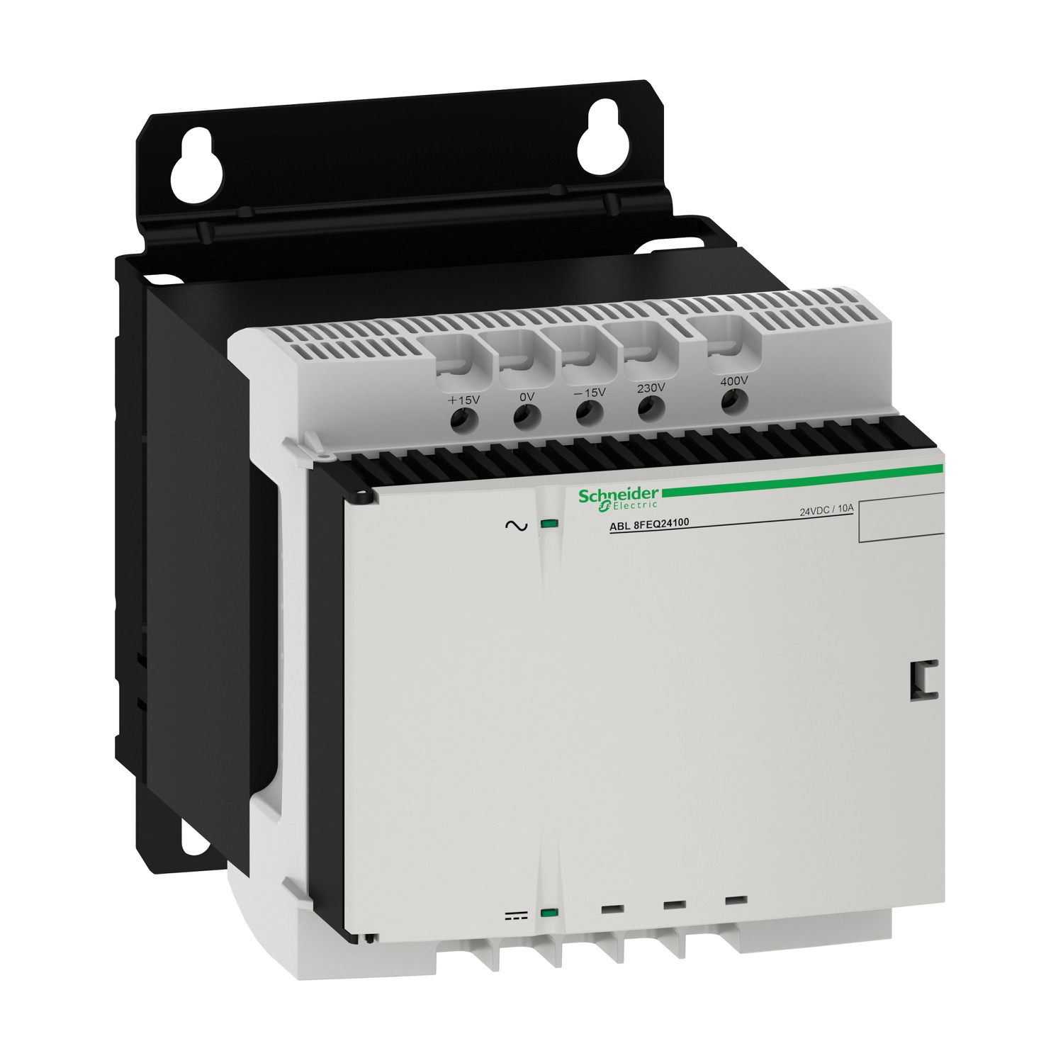 Schneider Electric Schneider Electric ABL8FEQ24100 – Rectified and filtered power supply - 1 or 2-phase - 400 V AC - 24 V - 10 A