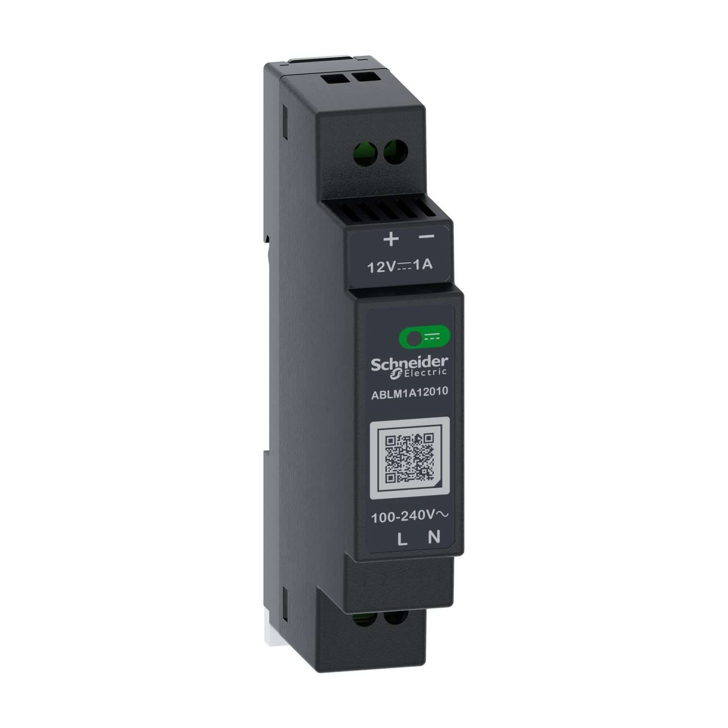 Schneider Electric Schneider Electric ABLM1A12010 – Regulated Power Supply, 100 to 240 V AC, 12 V, 1A, single phase, Modular
