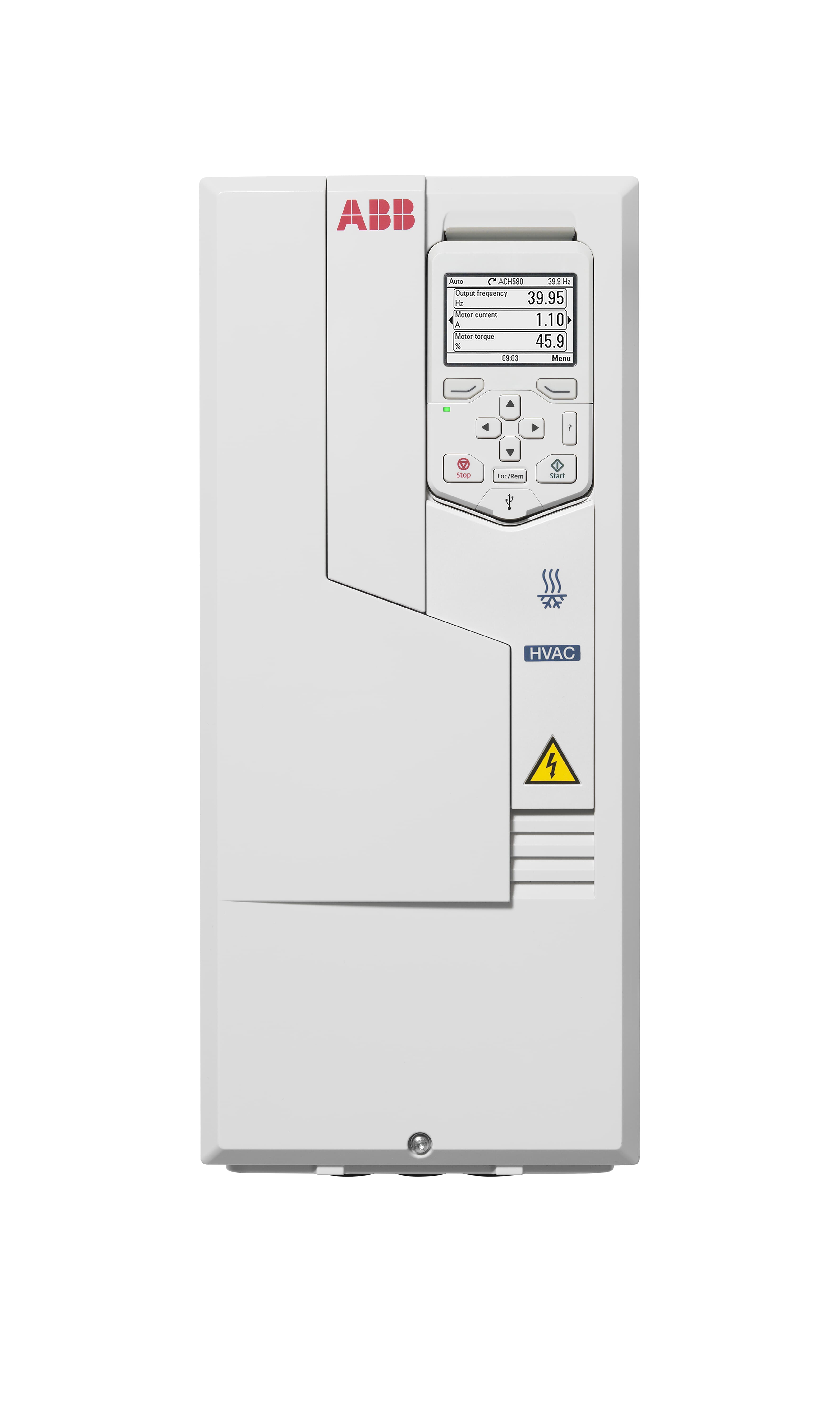 ABB ABB ACH580-01-027A-4 LV AC wall-mounted drive for HVAC, UL: Pld 20 Hp, 27 A, 460 V (ACH580-01-027A-4)