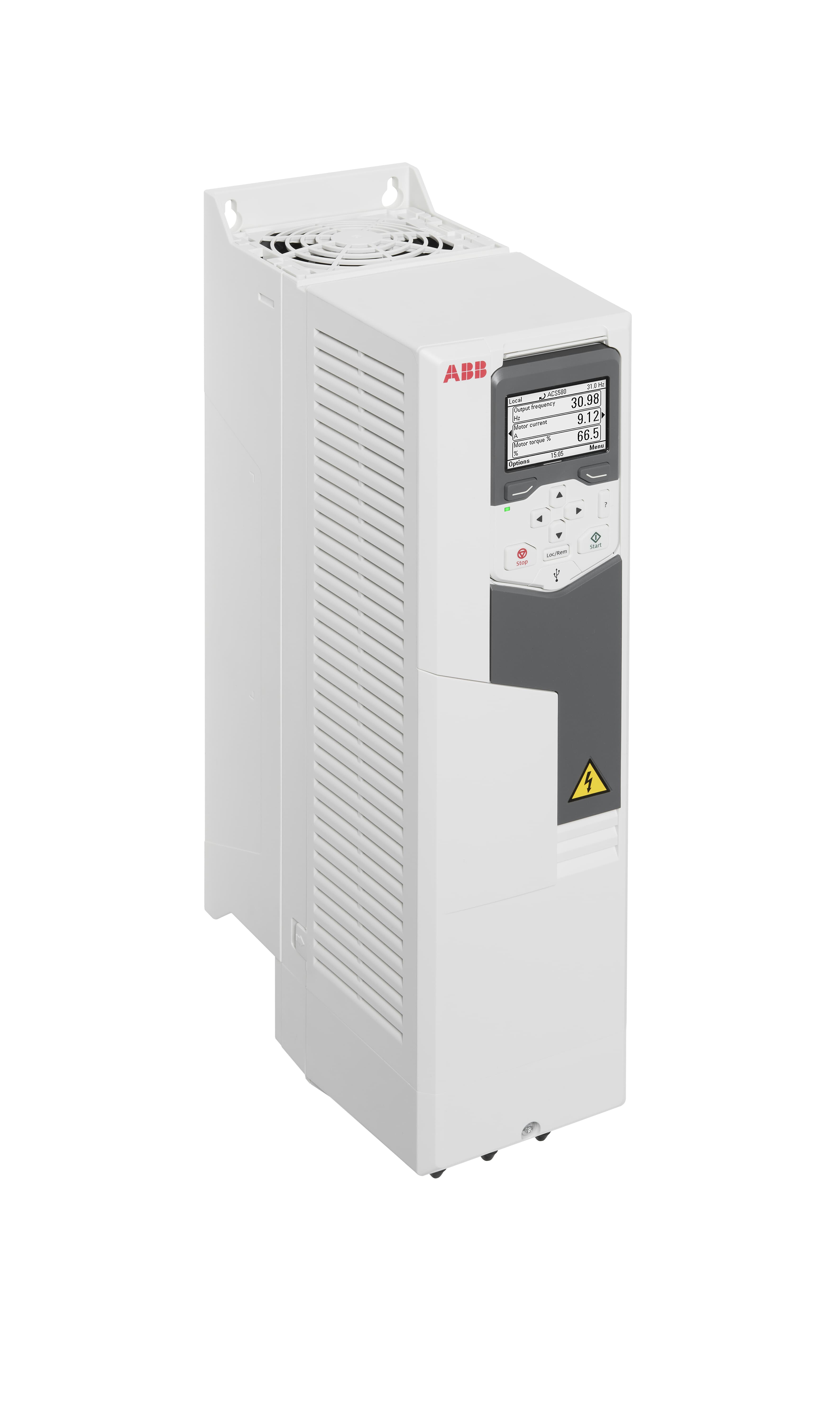 ABB ABB ACS580-01-017A-6 LV AC general purpose wall-mounted drive, UL: Pld 15 Hp, 17 A, 600 V (ACS580-01-017A-6)