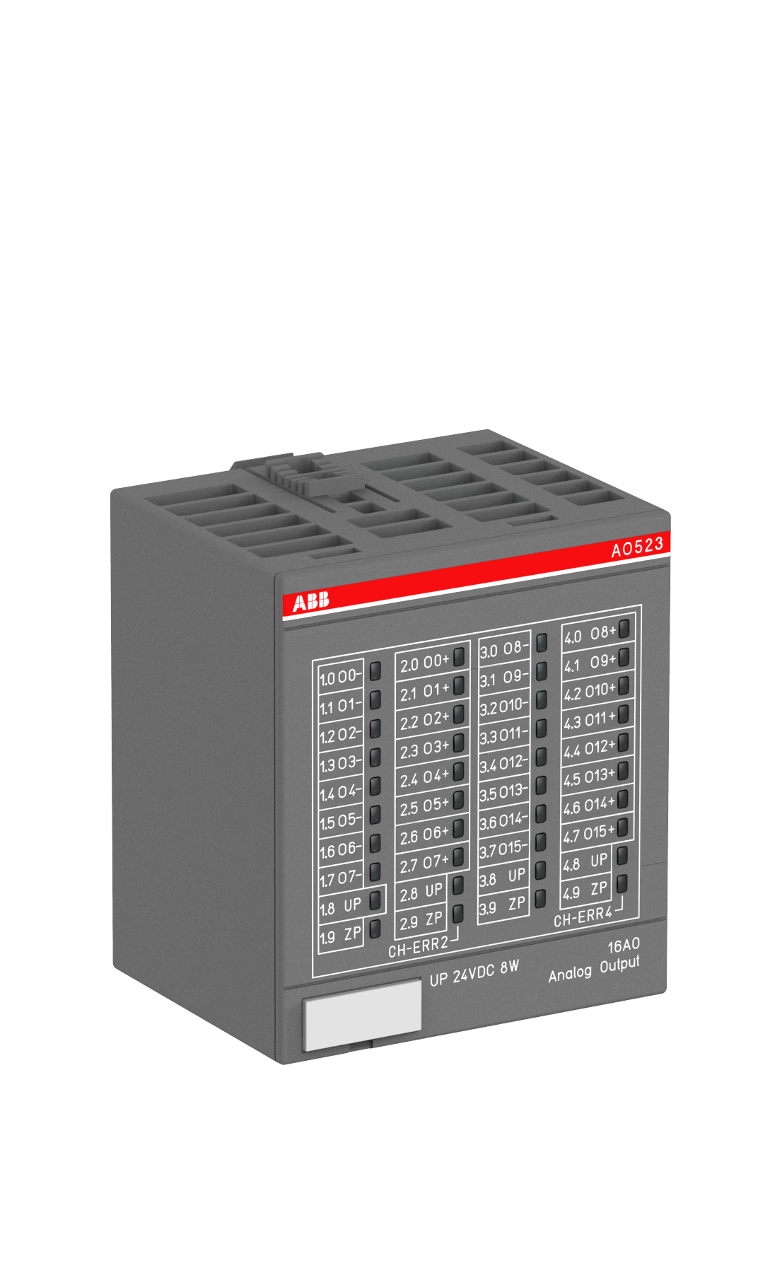 ABB ABB AO523 Analog output module. 8 AO: U, I. 8 AO: U (AO523)