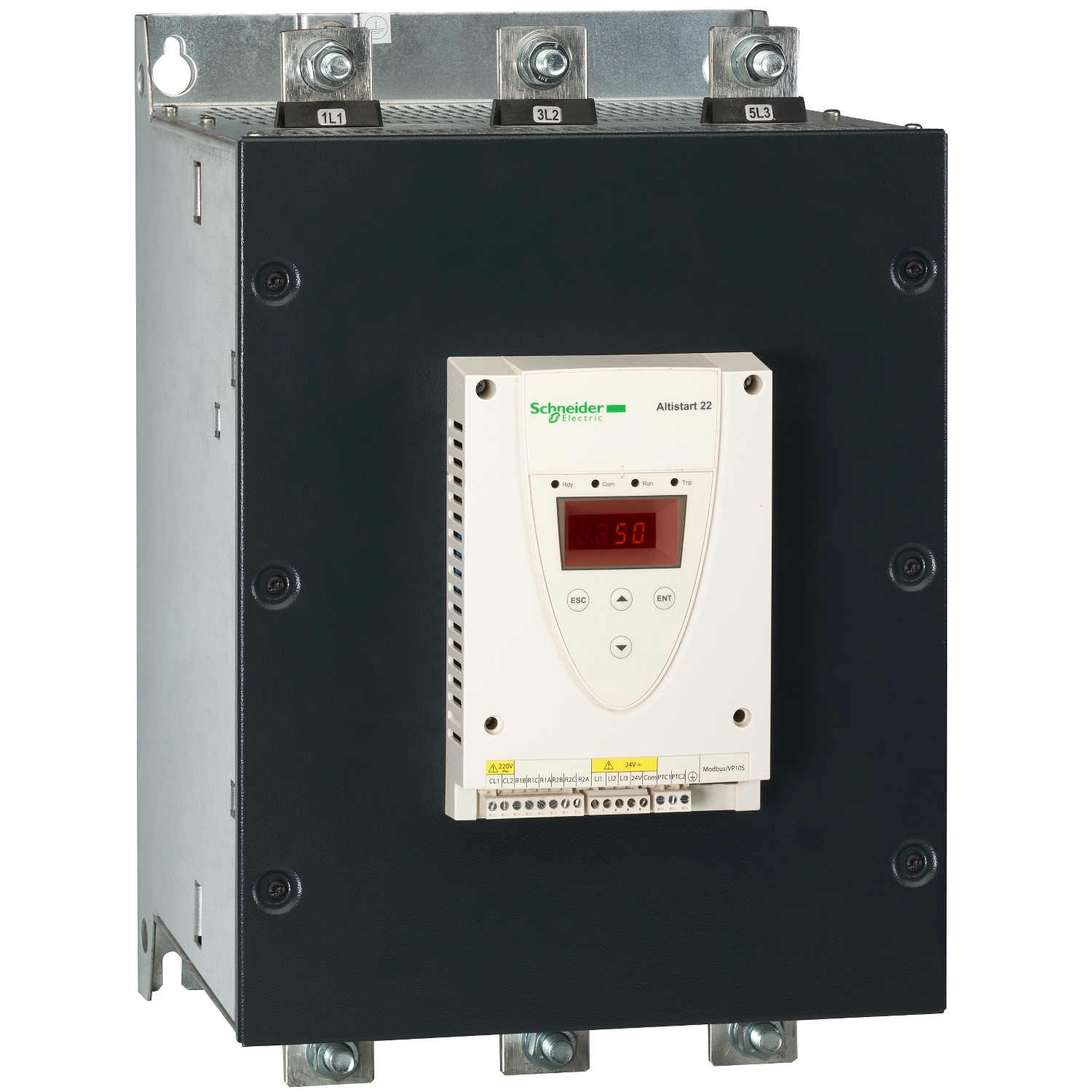 Schneider Electric Schneider Electric ATS22C48S6U – Soft starter for asynchronous motor, Altistart 22, control 110 V, 208 to 575 V, 150 to 400hp