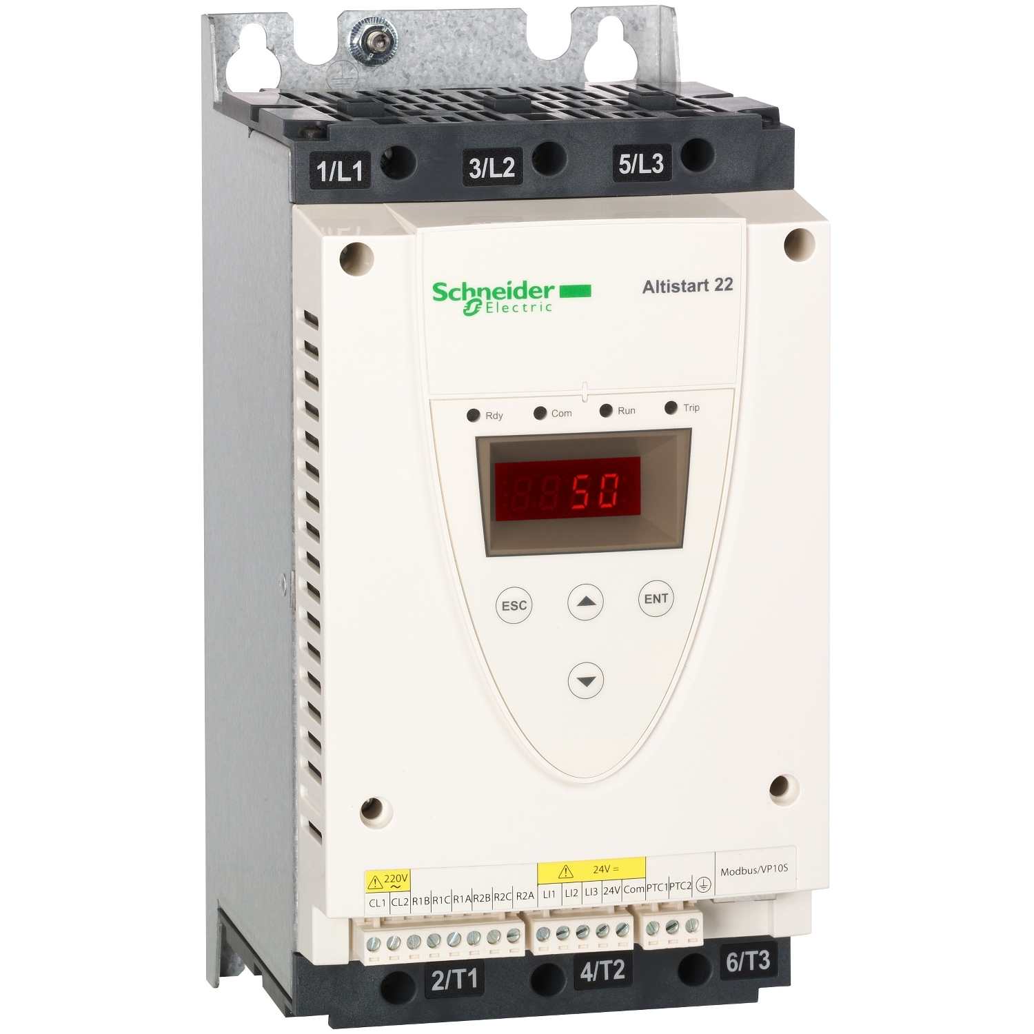 Schneider Electric Schneider Electric ATS22D47S6U – Soft starter for asynchronous motor, Altistart 22, control 110 V, 230 to 575 V, 15 to 40hp