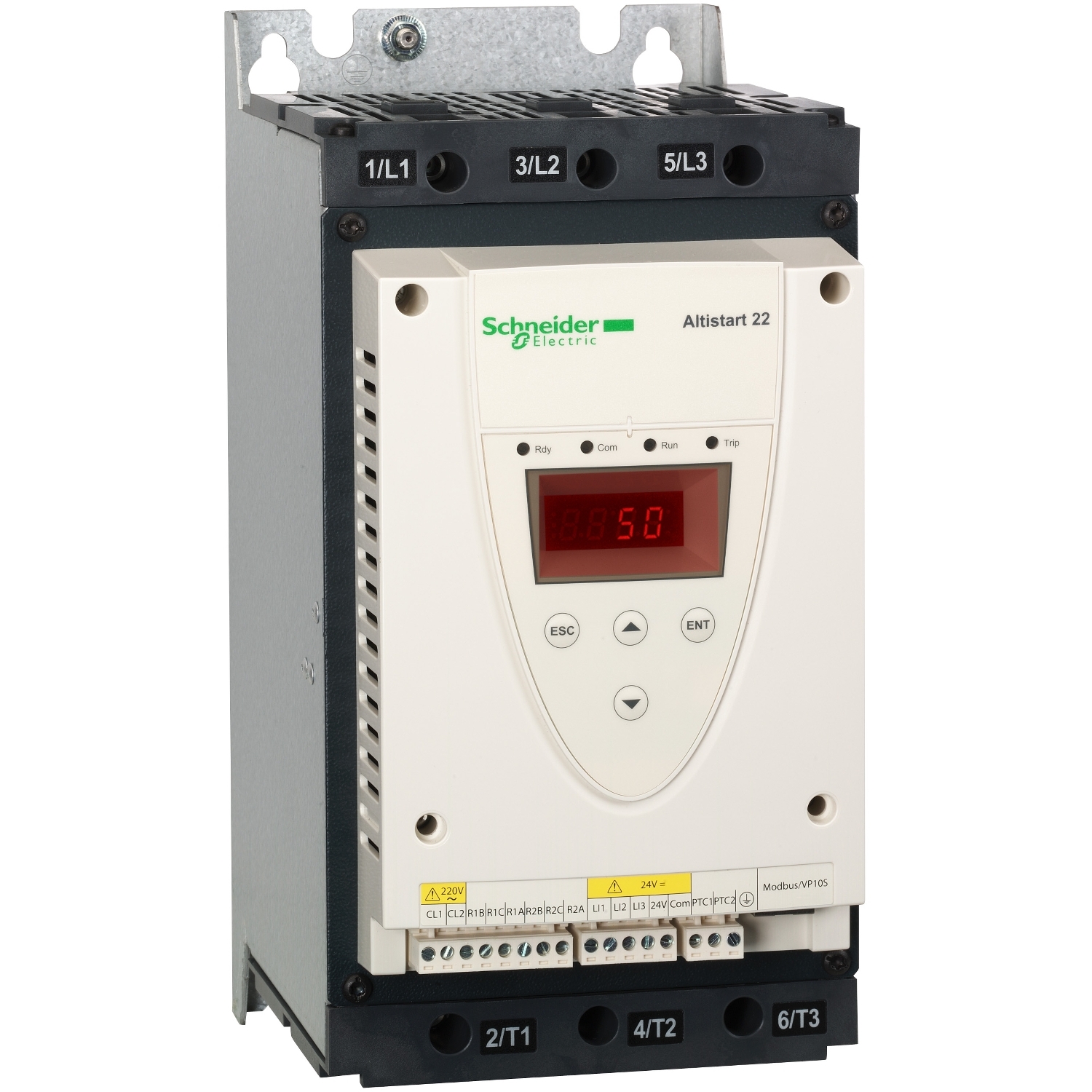 Schneider Electric Schneider Electric ATS22D62Q – Soft starter for asynchronous motor, Altistart 22, control 230 V, 230 to 440 V, 15 to 30kW