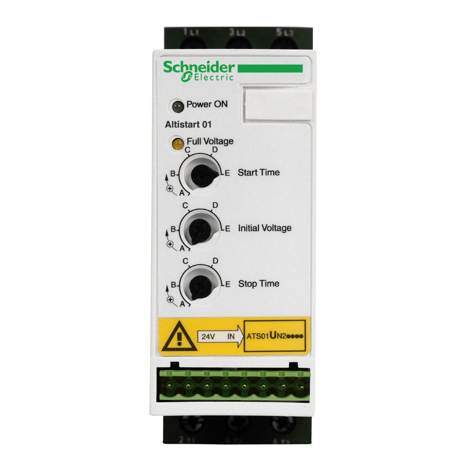 Schneider Electric Schneider Electric ATSU01N212LT – Soft starter for asynchronous motor, Altistart U01, TeSys U, ATSU01, 12A, 200 to 480 V, 2.2 to 5.5kW