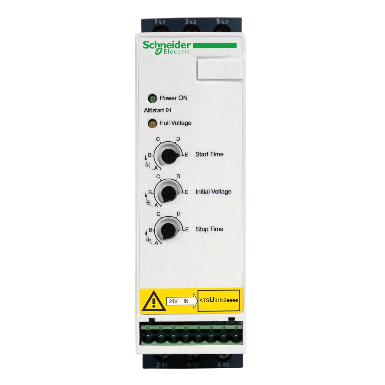 Schneider Electric Schneider Electric ATSU01N232LT – Soft starter for asynchronous motor, Altistart U01, TeSys U, ATSU01, 32A, 200 to 480 V, 7.5 to 15kW