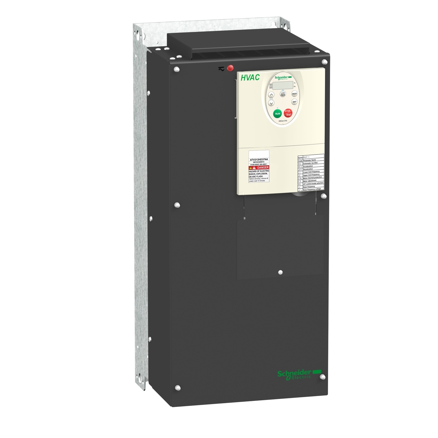 Schneider Electric Schneider Electric ATV212HD37N4 – Variable speed drive, Altivar 212, 37kW, 50hp, 480 V, 3 phases, with EMC, IP21