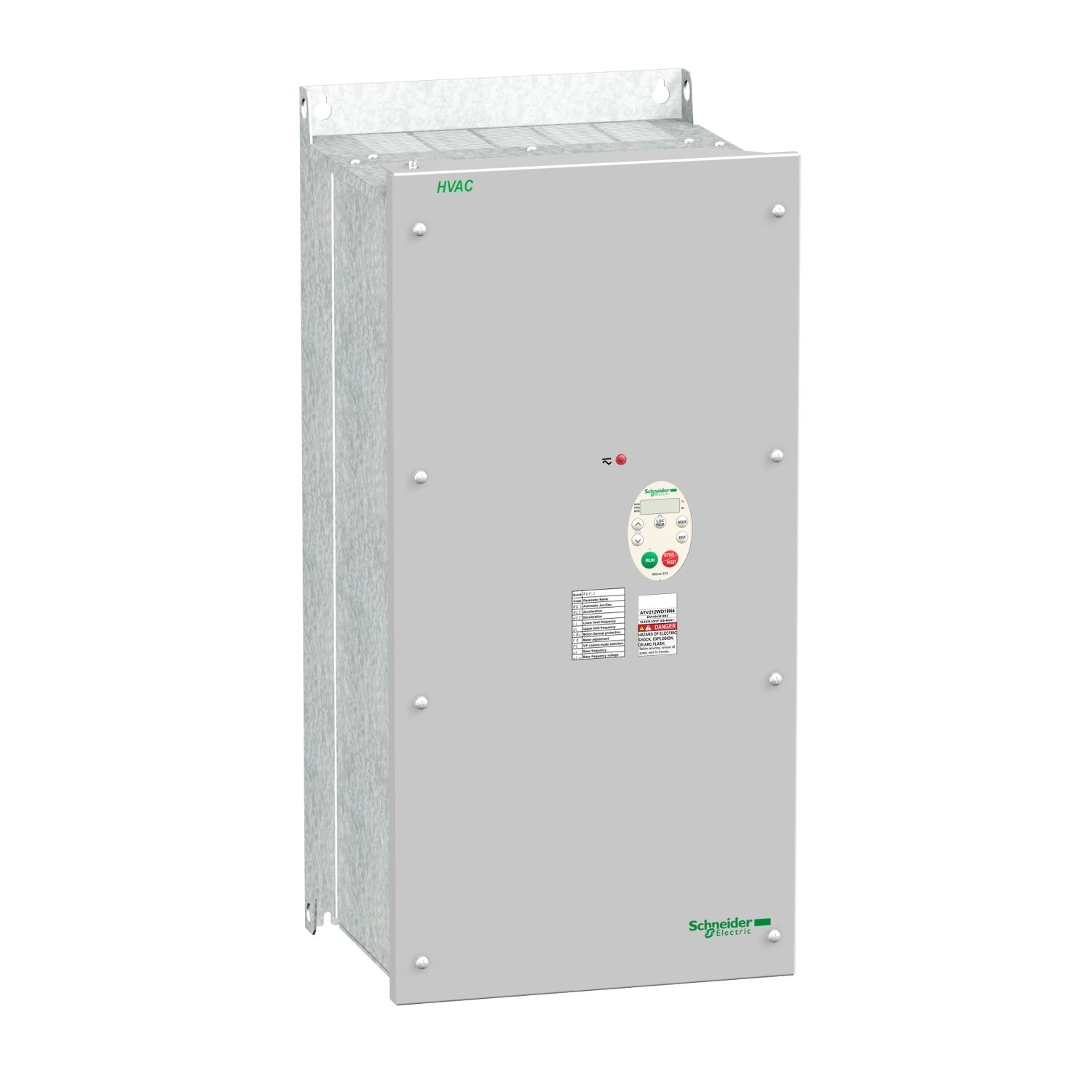 Schneider Electric Schneider Electric ATV212WD18N4 – Variable speed drive, Altivar 212, 18.5kW, 25hp, 480 V, 3 phases, with EMC class C2, IP55