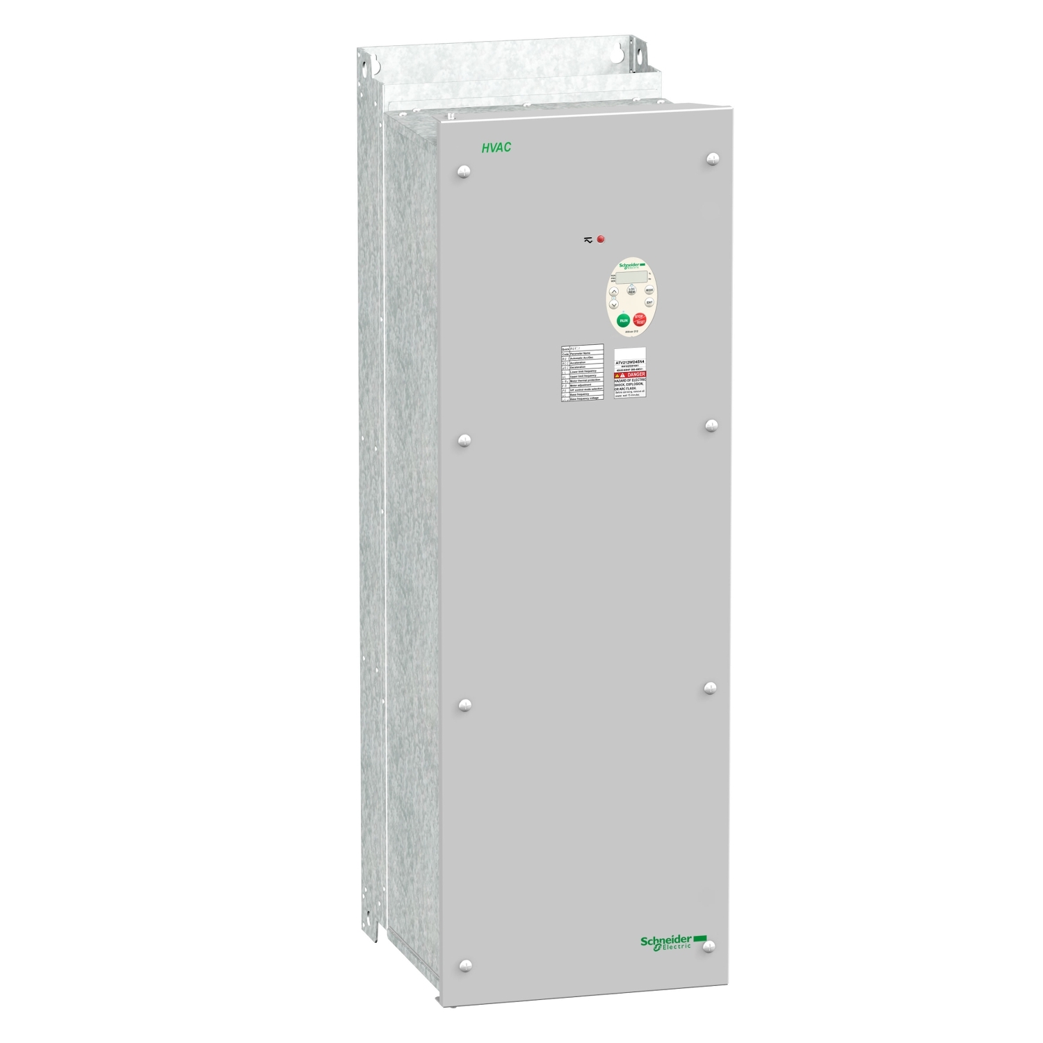 Schneider Electric Schneider Electric ATV212WD45N4C – Variable speed drive, Altivar 212, 45kW, 60hp, 480 V, 3 phases, with EMC class C1, IP55
