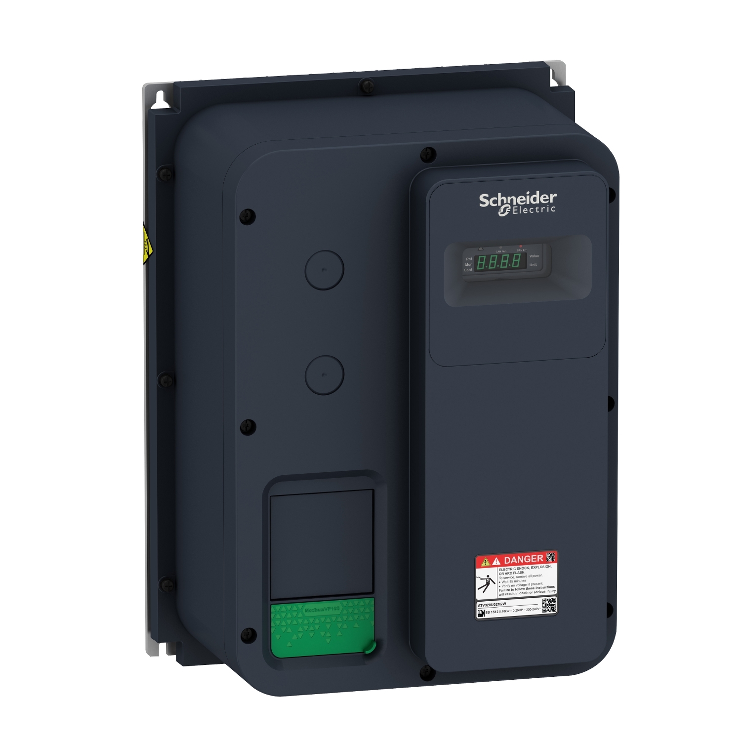 Schneider Electric Schneider Electric ATV320U06M2W – Variable speed drive, Altivar Machine ATV320, 0.55kW, 200 to 240 V, 1 phase, enclosed