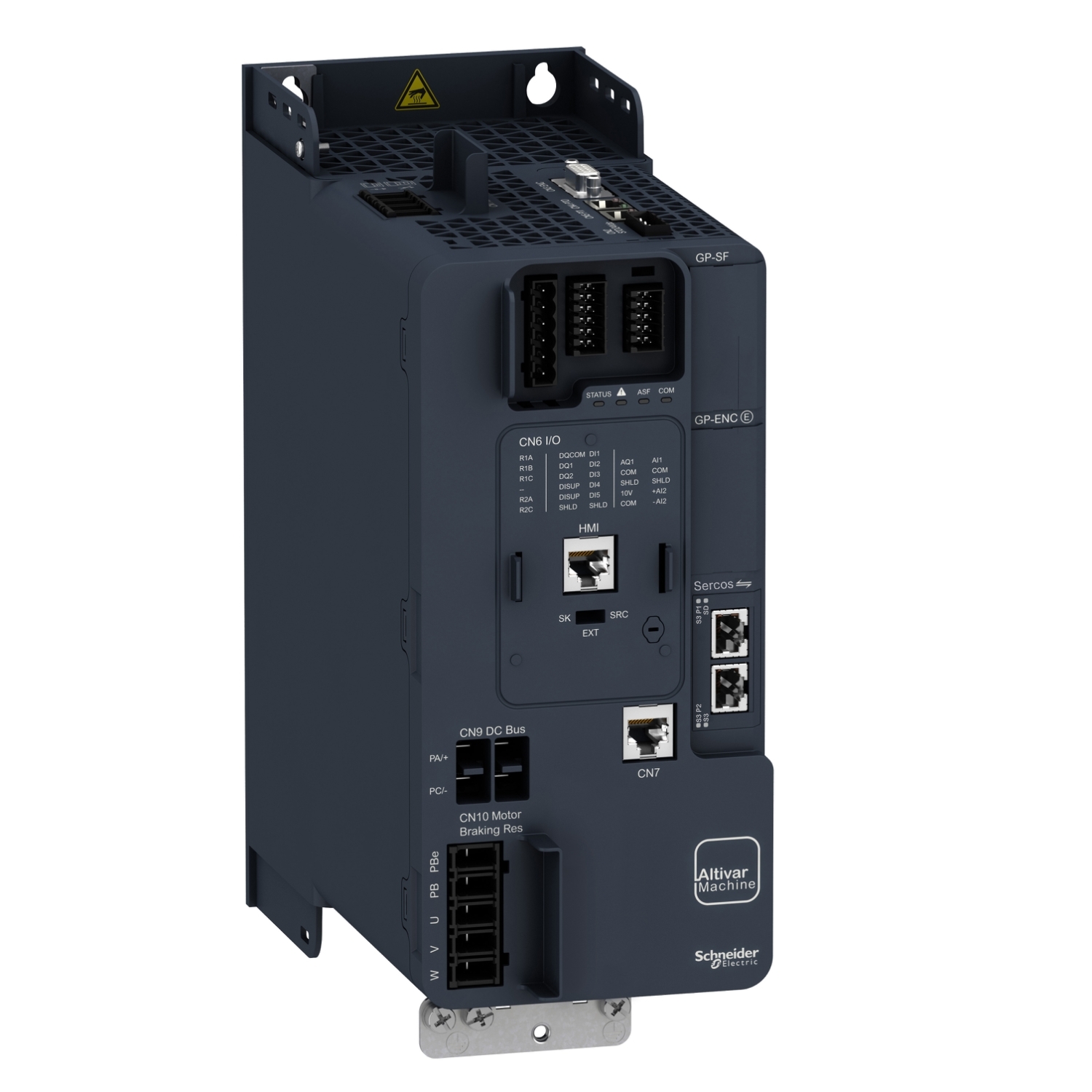 Schneider Electric Schneider Electric ATV340U75N4S – Variable speed drive, Altivar Machine ATV340, 7.5kW, heavy duty, 400 V, 3 phases, Sercos