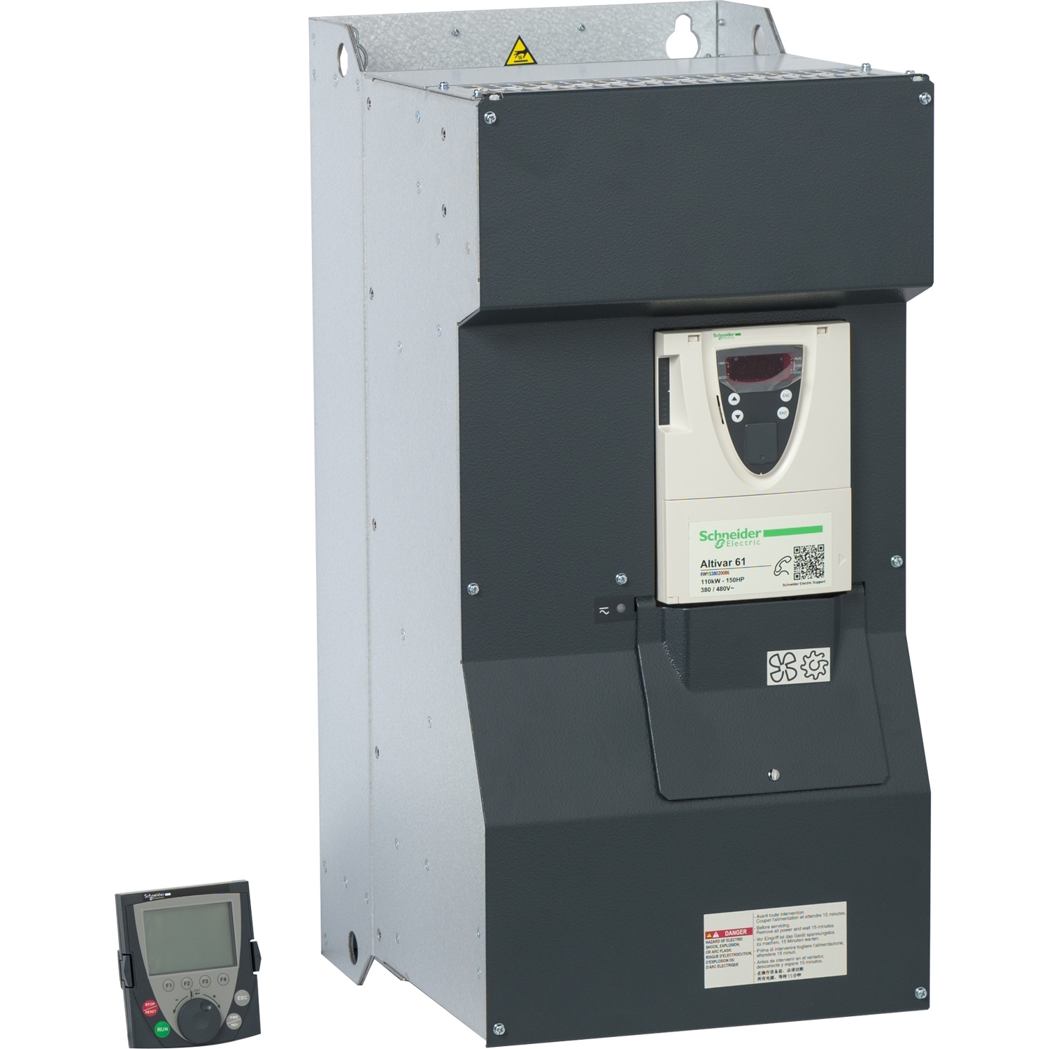 Schneider Electric Schneider Electric ATV61HC11N4D – SPEED DRIVE 150 HP 460VATV61 NO DC CHOKE