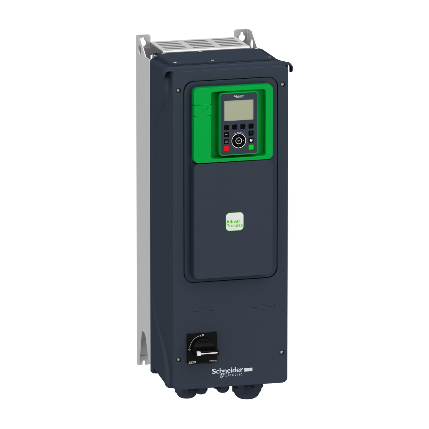 Schneider Electric Schneider Electric ATV650U30N4E – Variable speed drive, Altivar Process ATV600, ATV650, 3kW, 380 to 480 V, IP55, disconnect switch