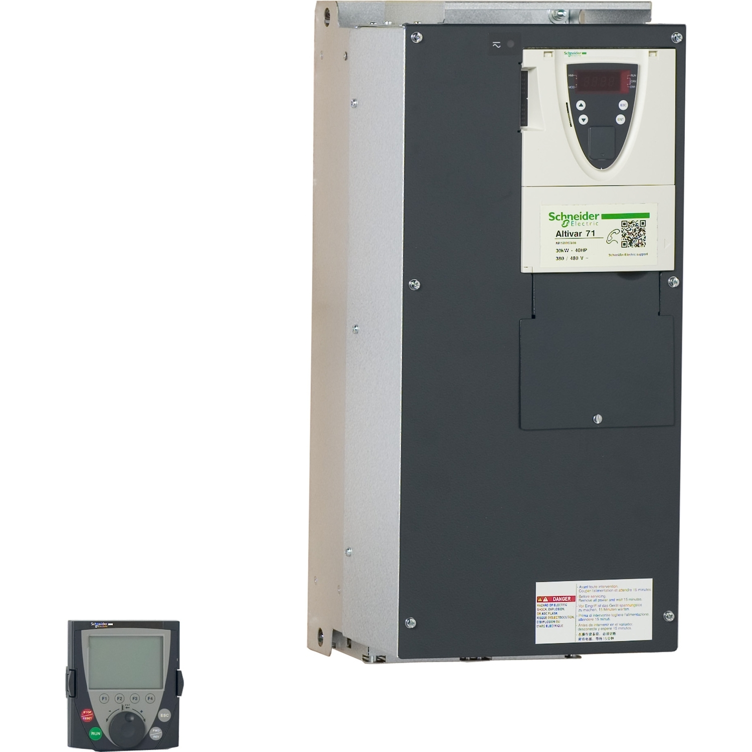 Schneider Electric Schneider Electric ATV71HD30N4 – Variable speed drive, Altivar 71, 30kW, 40hp, 480 V, EMC filter-graphic terminal