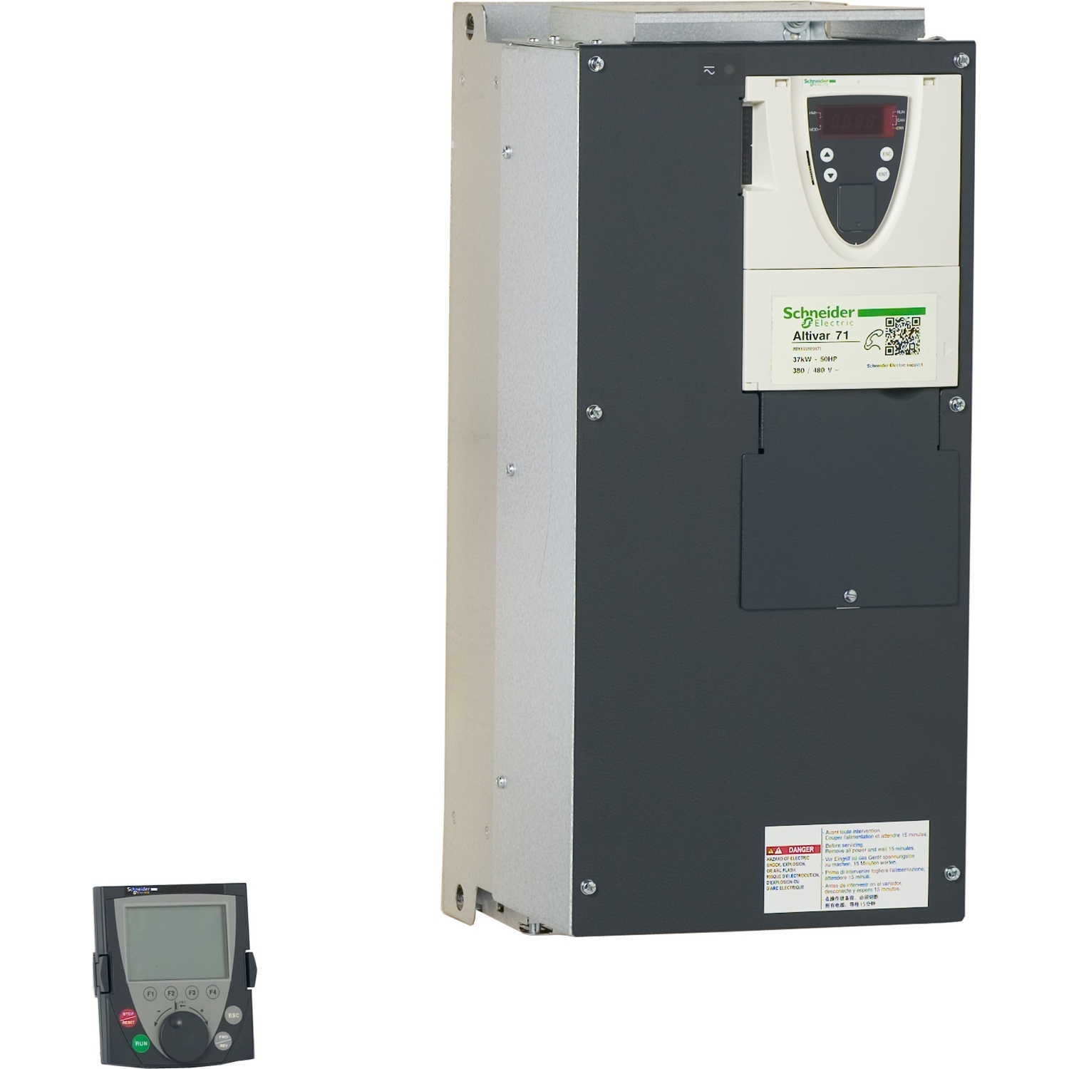 Schneider Electric Schneider Electric ATV71HD37N4 – Variable speed drive, Altivar 71, 37kW, 50hp, 480 V, EMC filter, graphic terminal