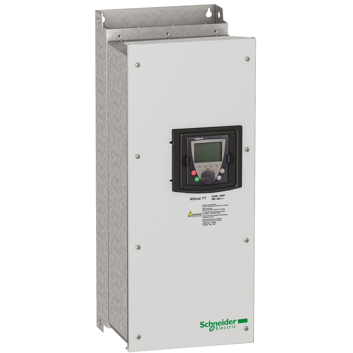 Schneider Electric Schneider Electric ATV71WD11N4 – Variable speed drive Altivar 71, 11kW, 15hp, 480 V, EMC filter, graphic terminal, IP54