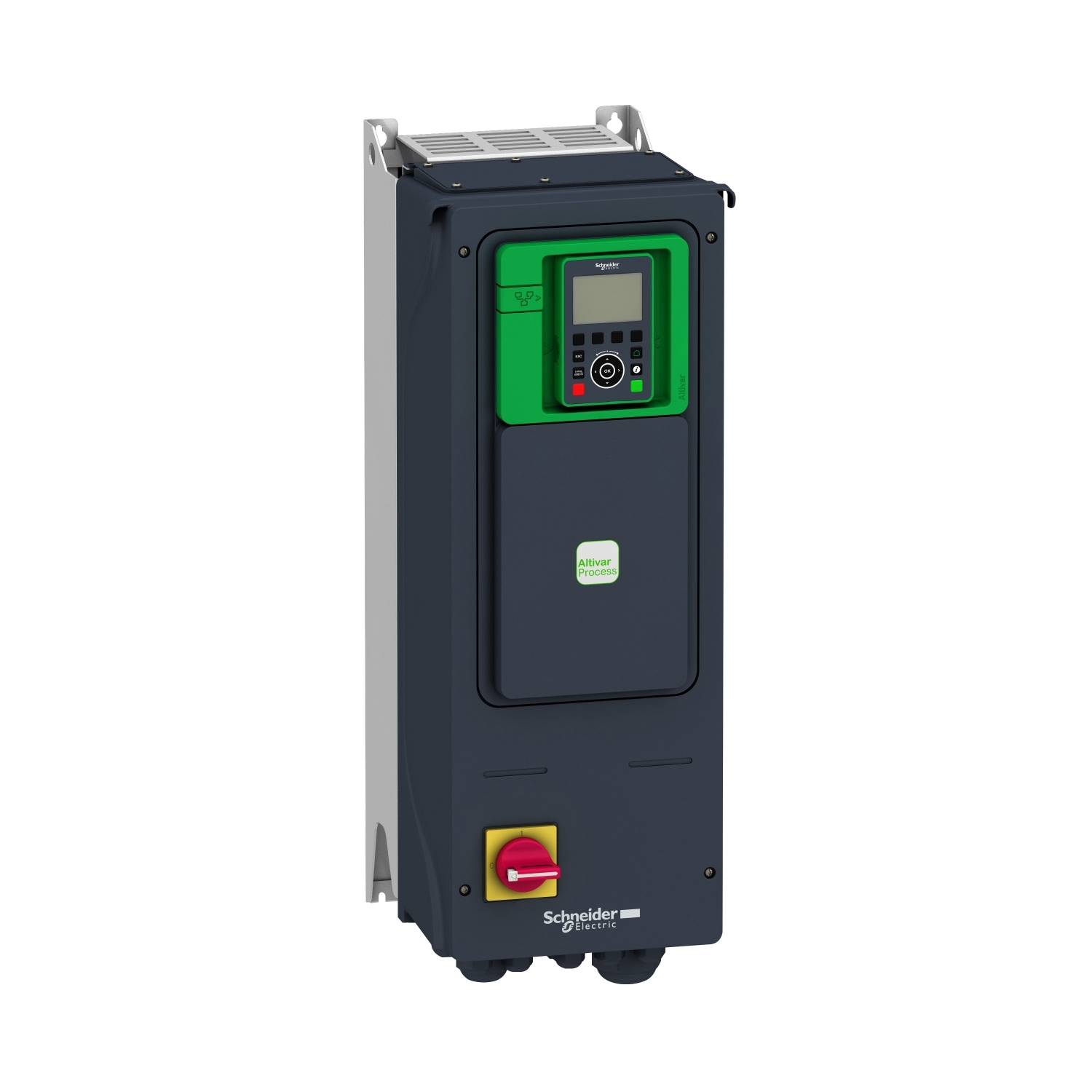 Schneider Electric Schneider Electric ATV950U15N4E – Variable speed drive, Altivar Process ATV900, ATV950, 1.5kW, 400 to 480 V, with braking unit, switch, IP55