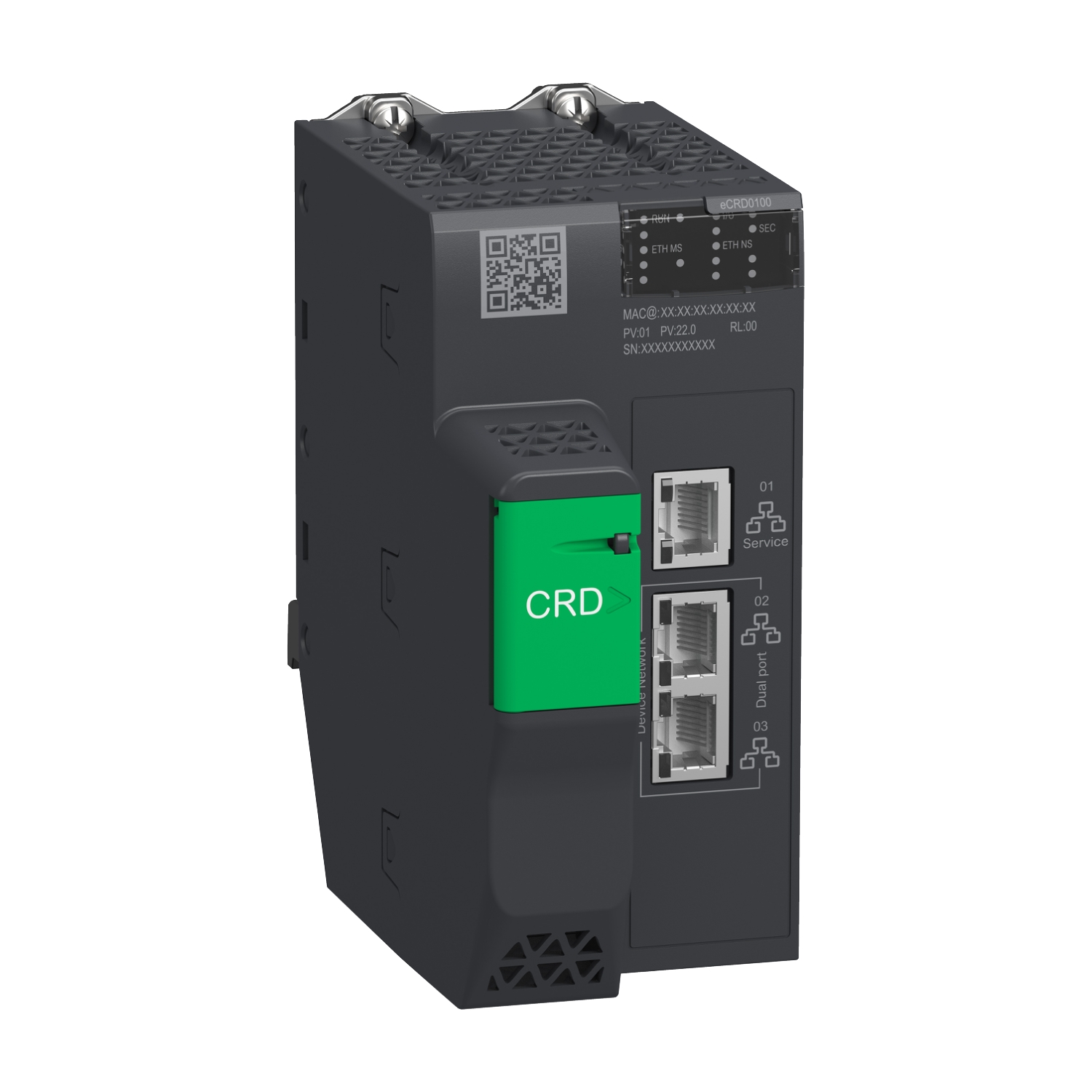 Schneider Electric Schneider Electric BMECRD0100 – Remote IO, EcoStruxure Automation Expert, Modicon X80 adapter for dPAC, Ethernet