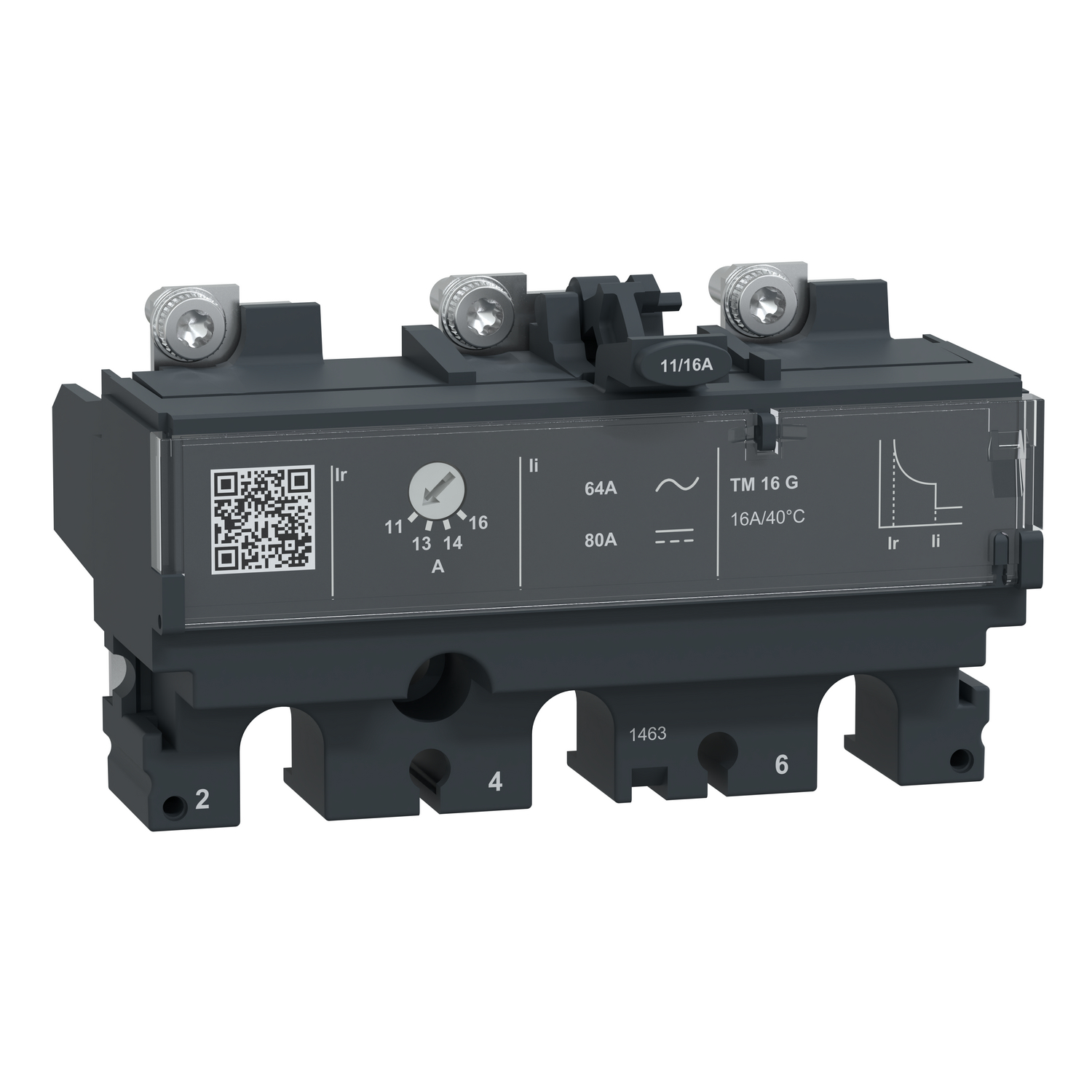 Schneider Electric Schneider Electric C103MG016 – Trip unit TM16G, ComPacT NSX100, 3 poles, thermal magnetic protections, generator protection, 16A rating