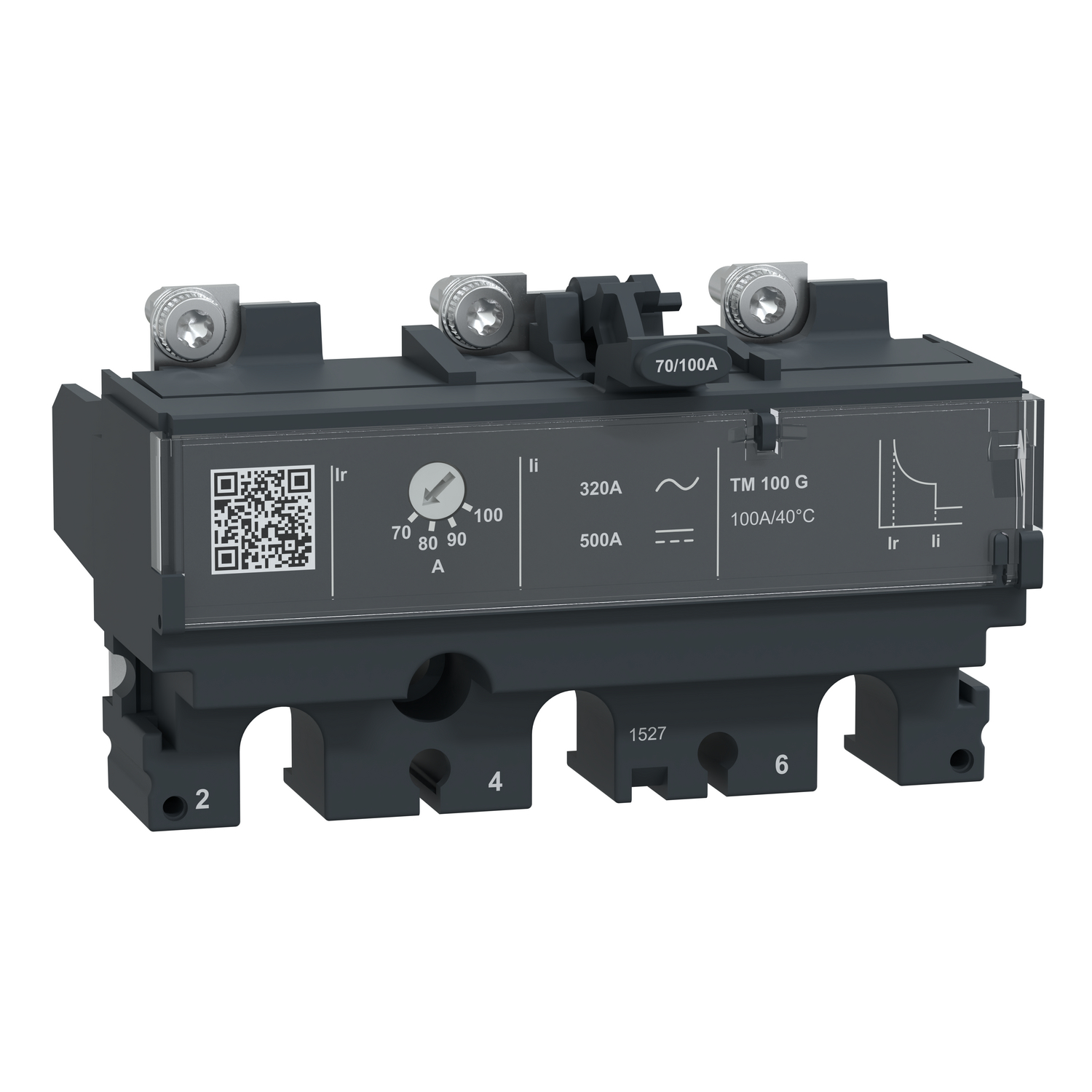 Schneider Electric Schneider Electric C103MG100 – Trip unit TM100G, ComPacT NSX100/160, 3 poles, thermal magnetic protections, generator protection, 100A rating