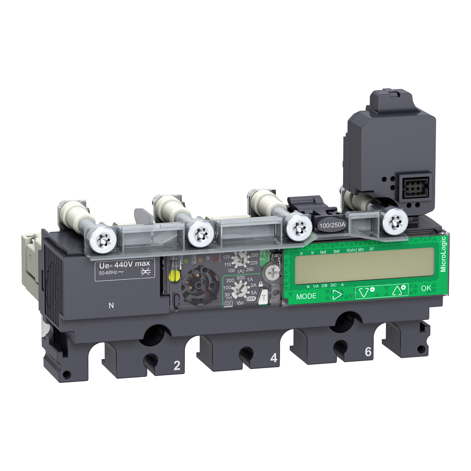 Schneider Electric Schneider Electric C1047A100 – Trip unit MicroLogic Vigi 7.2E AL, ComPacT NSX100-250, 4P, basic protections, earth leakage alarm, energy meter, 100A