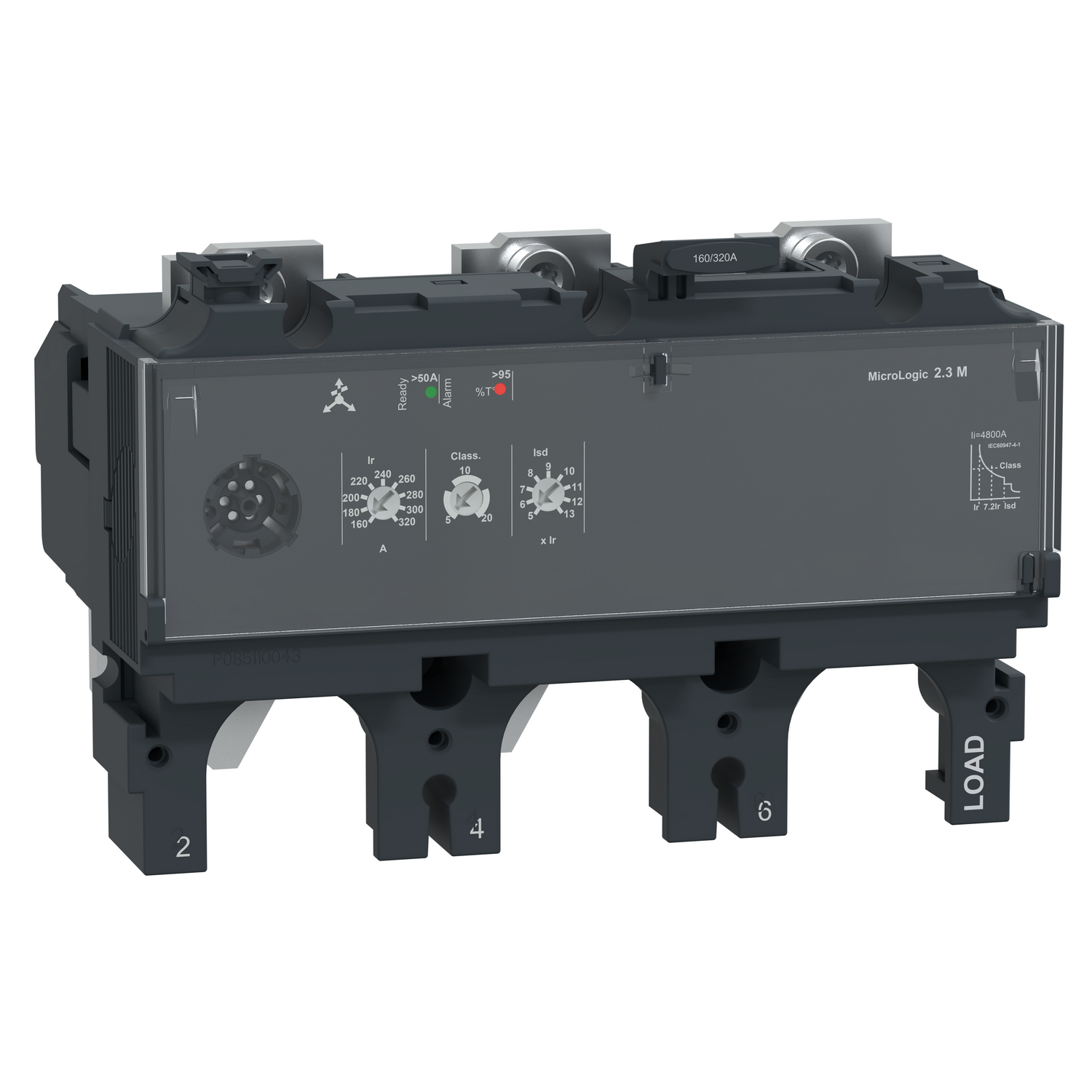 Schneider Electric Schneider Electric C4032M320 – Trip unit MicroLogic 2.3M, ComPacT NSX400/630, 3 poles, electronic basic protections, motor protection, 320A rating