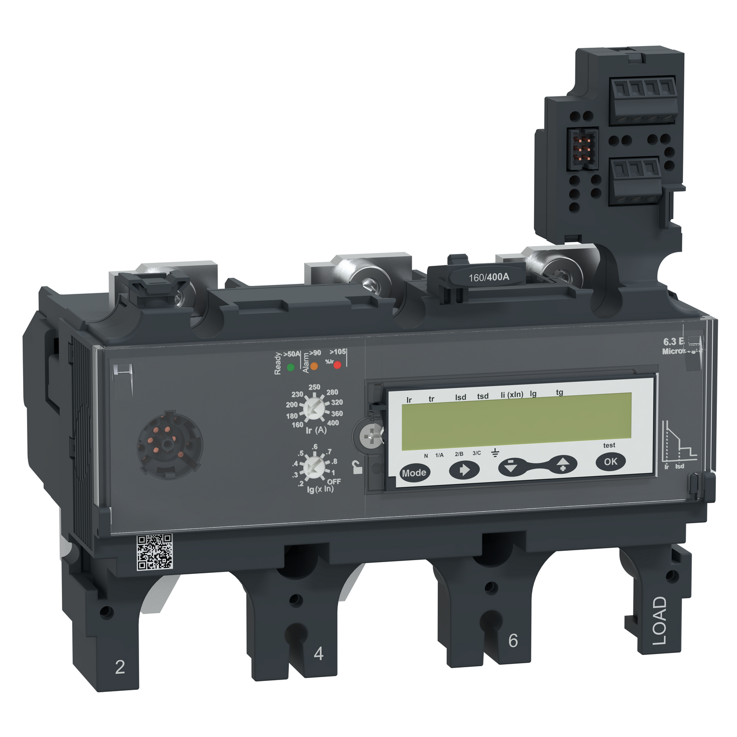 Schneider Electric Schneider Electric C4036E400 – Trip unit MicroLogic 6.3E, ComPacT NSX400/630, 3 poles, basic and ground fault protections, energy meter, 400A rating