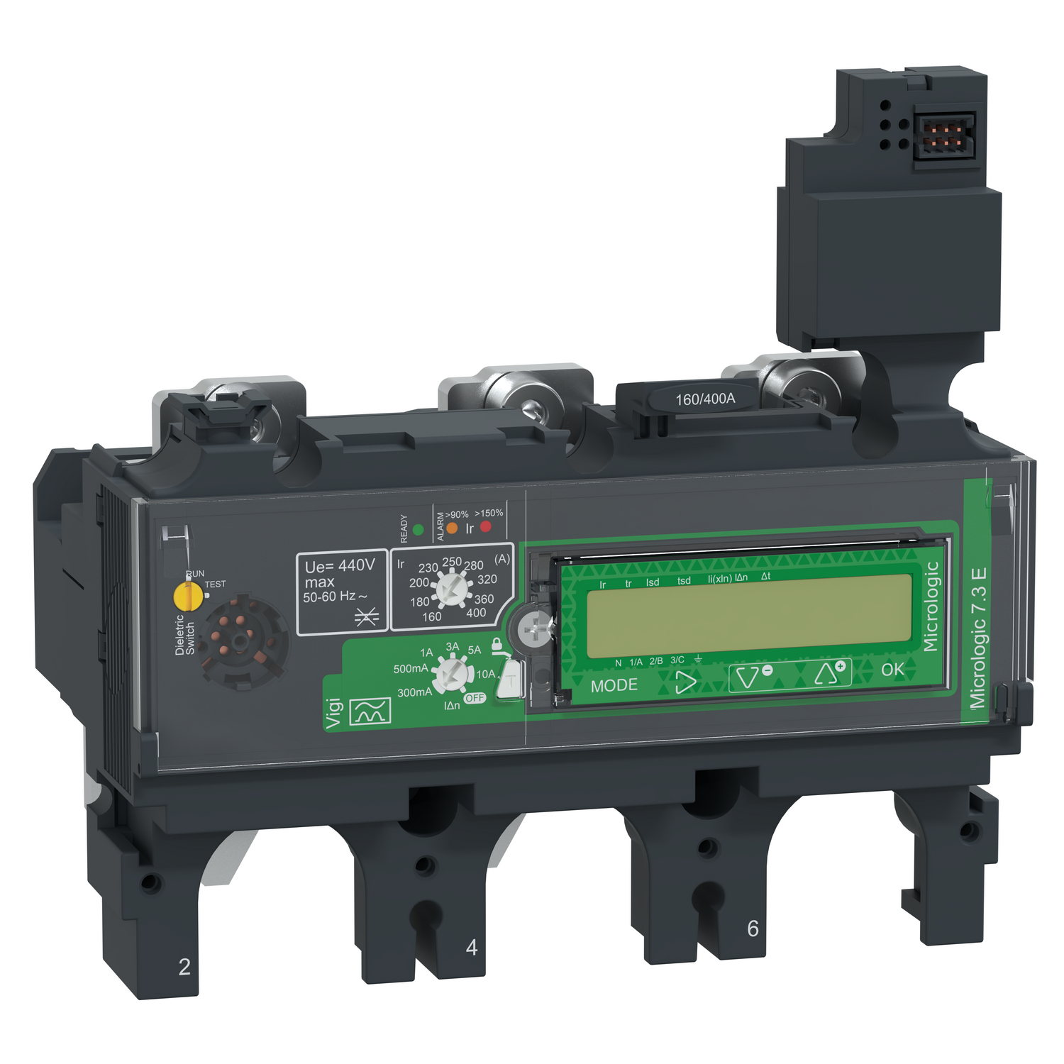 Schneider Electric Schneider Electric C4037E400 – Trip unit MicroLogic Vigi 7.3E, ComPacT NSX400/630, 3 poles, basic and earth leakage protections, energy meter, 400A