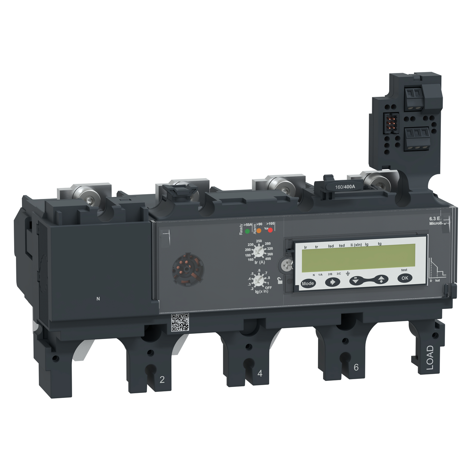 Schneider Electric Schneider Electric C4046E400 – Trip unit MicroLogic 6.3E, ComPacT NSX400/630, 4 poles, basic and ground fault protections, energy meter, 400A rating