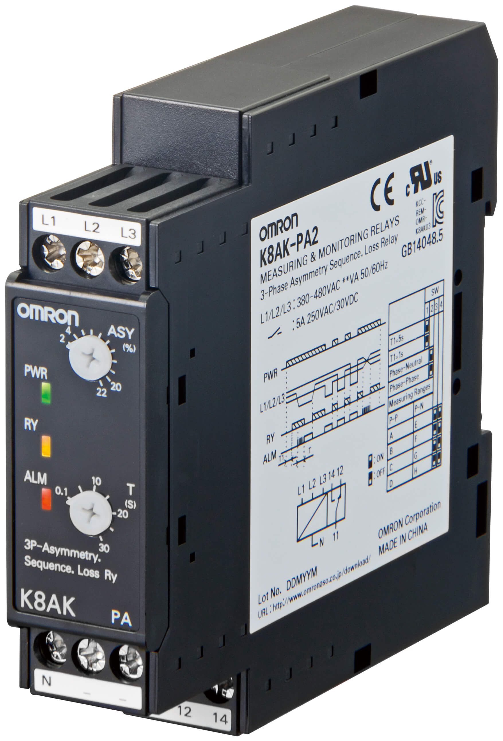Omron Omron CS1D-PA207R – 3-phase Motor Protection Relays