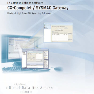 Omron Omron CX-COMPOLET-EV1-01L – 1 License Software with components to create programs for com. between PC's and PLC's.…