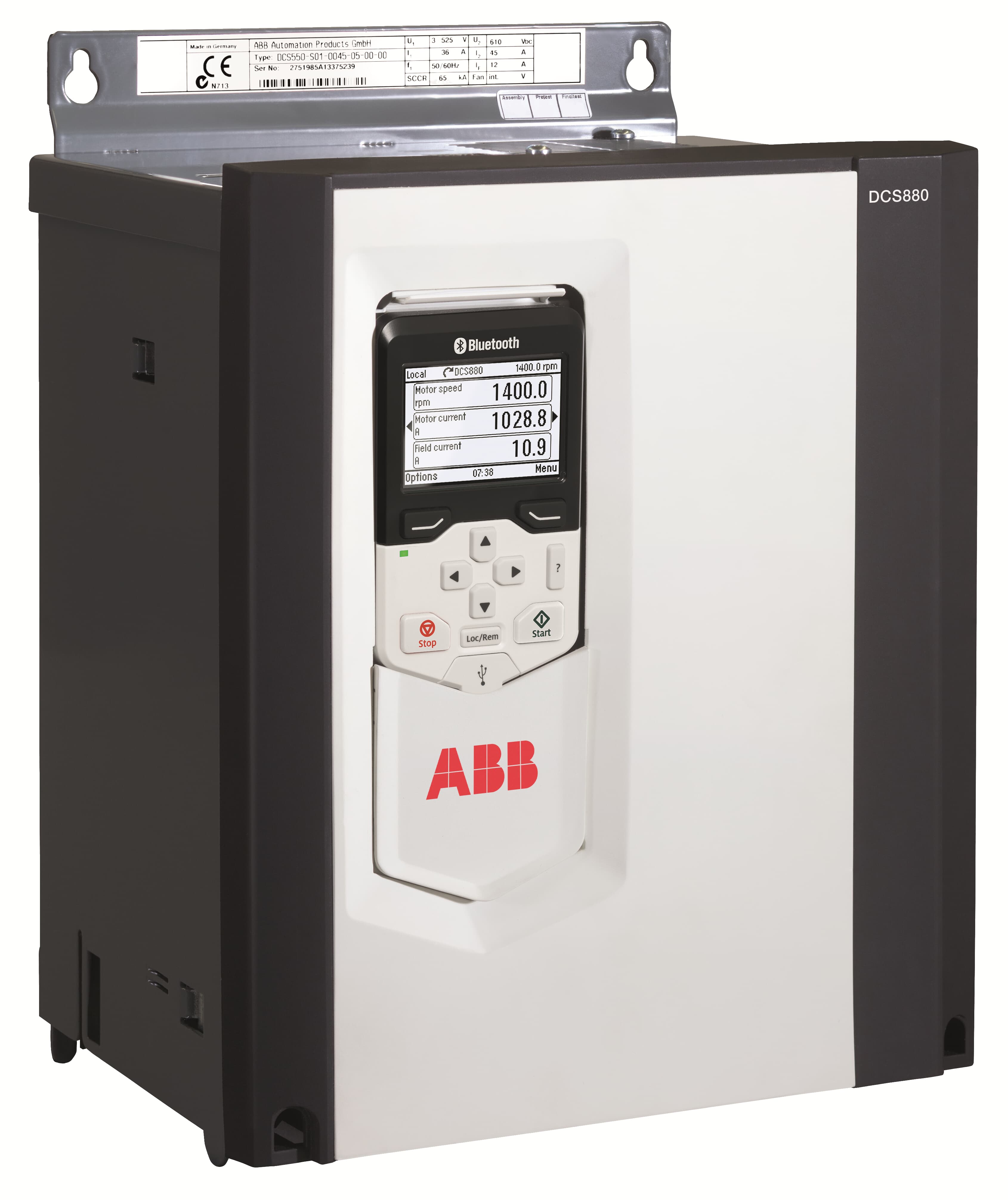 ABB ABB DCS880-S02-0075-04 DC Converter