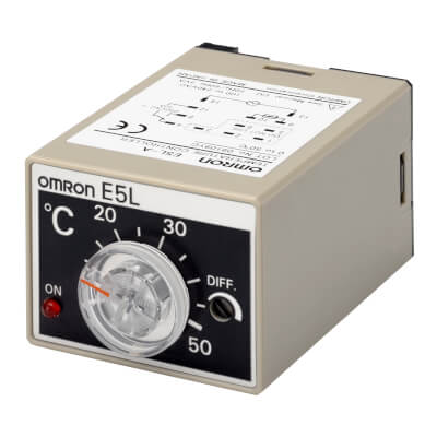 Omron Omron E5L-A 0-100 – Electronic thermostat with analog setting