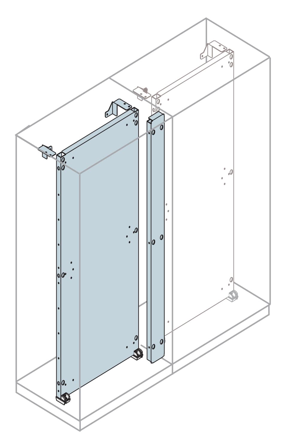 ABB ABB IS2-EA2000 Plate connection kit H=2000MM