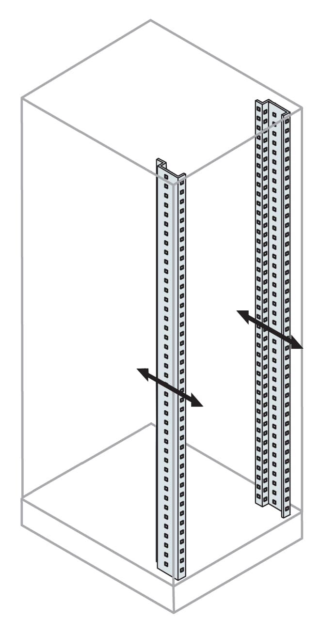 ABB ABB IS2-EG2005 Rack frame for server encl 2000X800 hxw