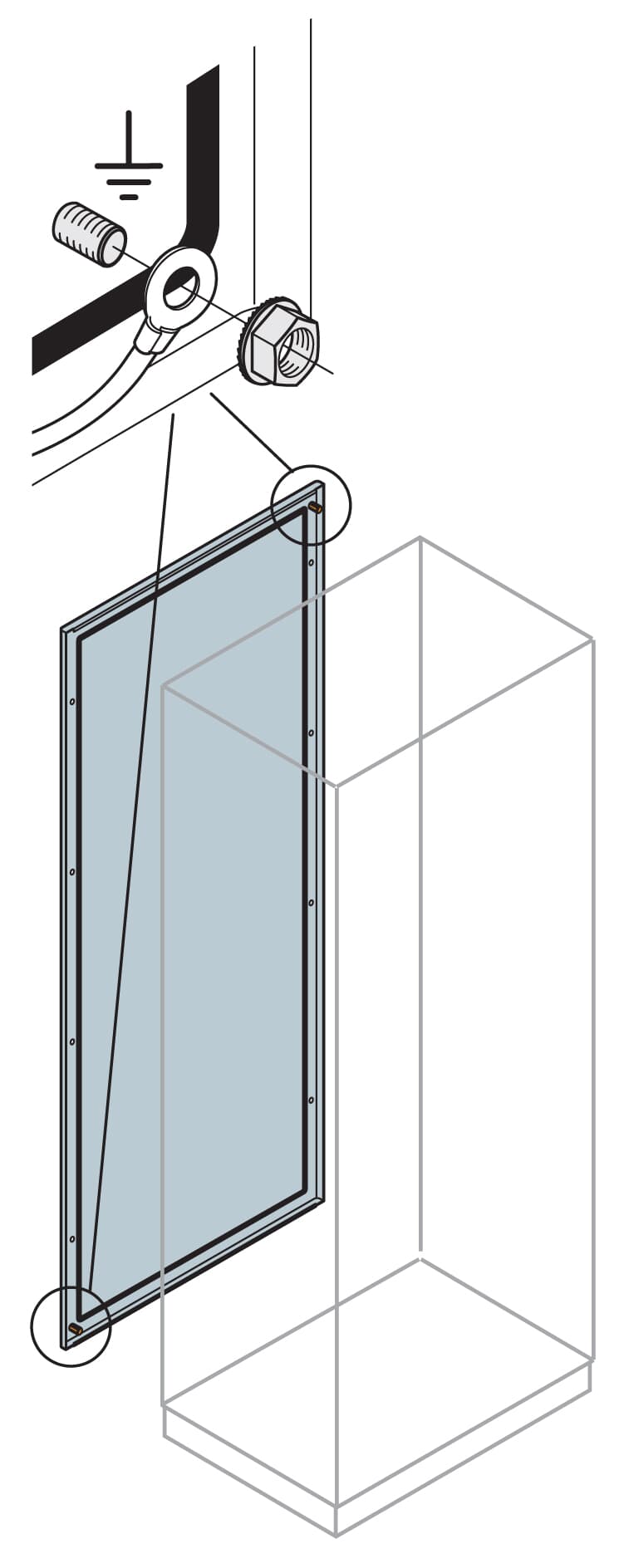 ABB ABB IS2-EP2010K Rear blind panel 2000X1000MM (hxw)