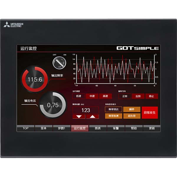 Mitsubishi Electric Mitsubishi Electric GS2110-WTBD-N – Cost-effective performance Graphic Operation Programmable Term. (GOT / PT) touchscreen HMI
