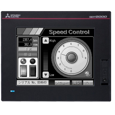 Mitsubishi Electric Mitsubishi Electric GT2107-WTBD-VNC-K – Compact Graphic Operation Programmable Term. (GOT / PT) touchscreen HMI