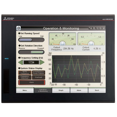 Mitsubishi Electric Mitsubishi Electric GT2708-VTBA-K – Advanced Graphic Operation Programmable Term. (GOT / PT) touchscreen HMI