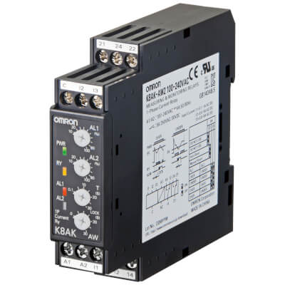 Omron Omron K8AK-AW2 24VAC/DC – Monitoring relay 22.5mm wide