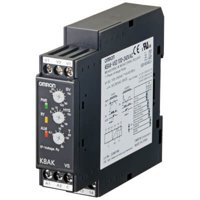 Omron Omron K8AK-VS2 100-240VAC – Monitoring relay 22.5mm wide