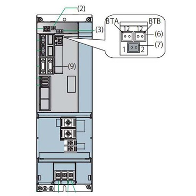 Mitsubishi Electric Mitsubishi Electric MDS-D-SPD-200 CNC servo or spindle drive unit or accessory