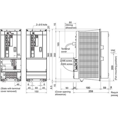 Mitsubishi Electric Mitsubishi Electric MDS-D2-SP-320 CNC servo or spindle drive unit or accessory