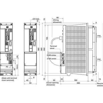 Mitsubishi Electric Mitsubishi Electric MDS-DH2-SP-80 CNC servo or spindle drive unit or accessory